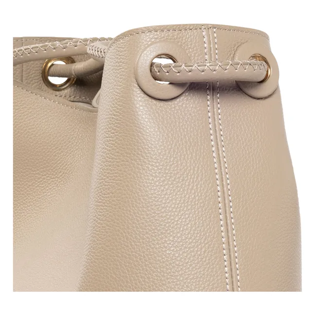 Sac Vosges Cuir Grainé | Taupe