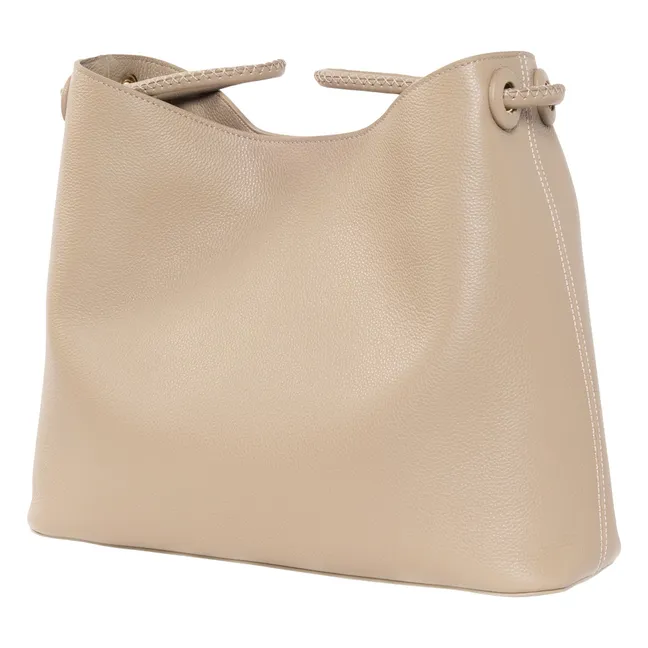 Sac Vosges Cuir Grainé | Taupe