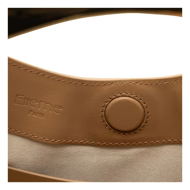 Boomerang Leather Bag | Coffee