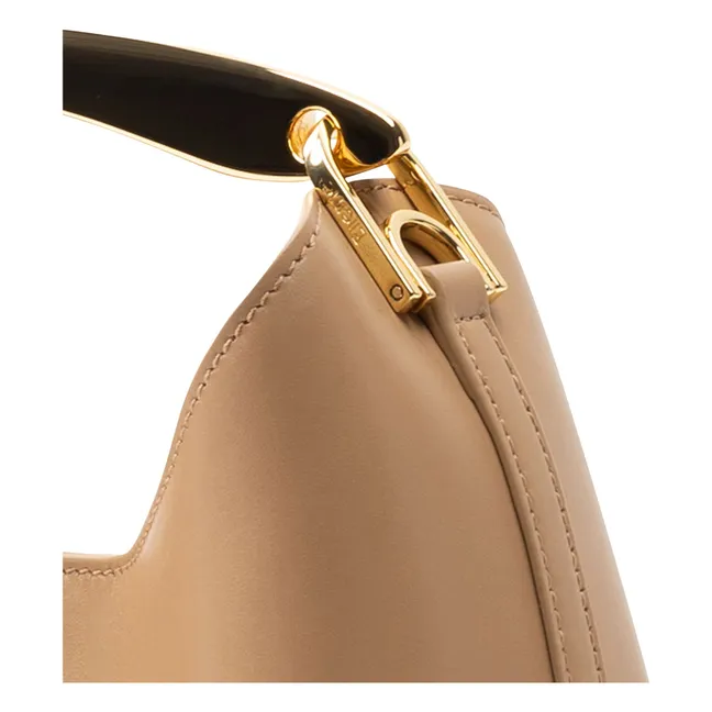 Boomerang Leather Bag | Coffee