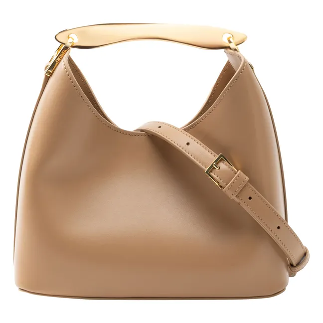 Boomerang Leather Bag | Coffee