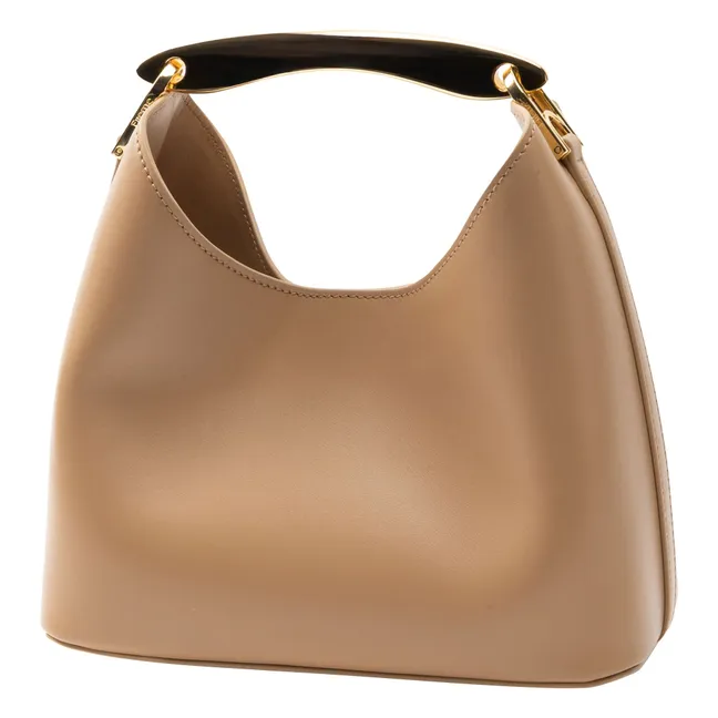 Boomerang Leather Bag | Coffee
