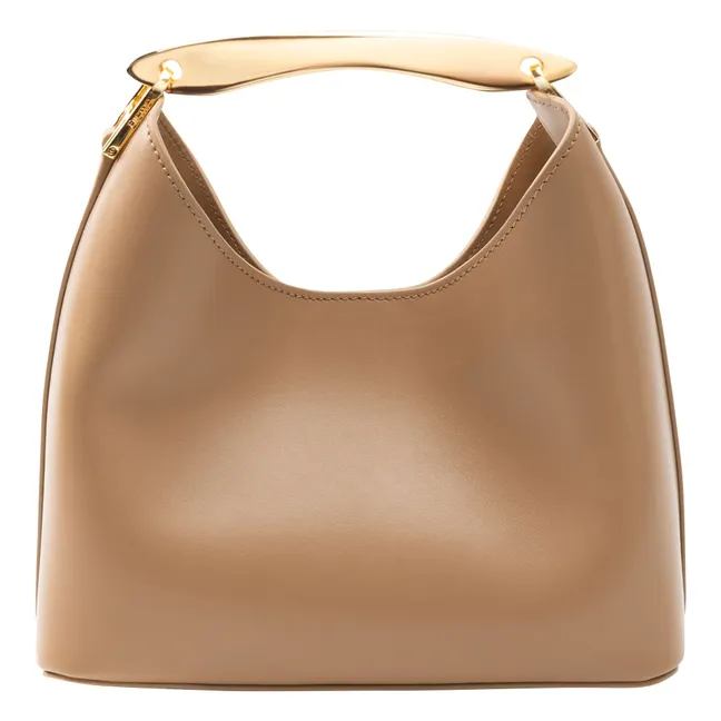 Boomerang Leather Bag | Coffee