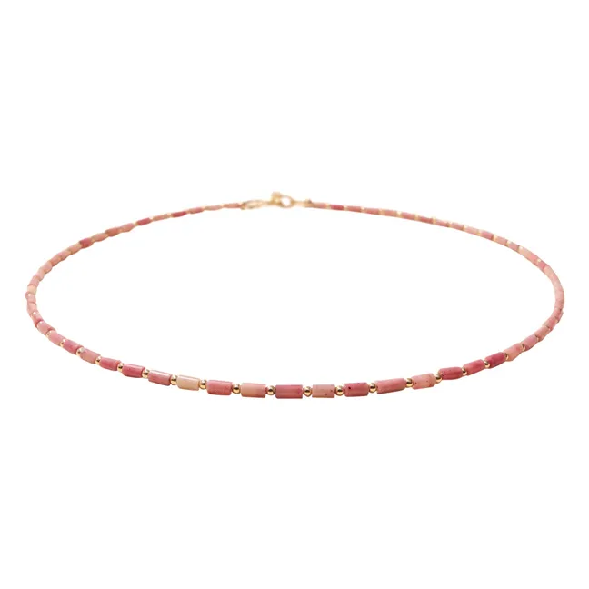 Collier Baia Rhodonite | Rose