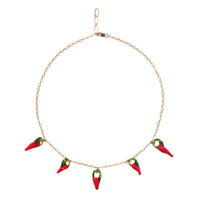 Collier Piment | Rouge