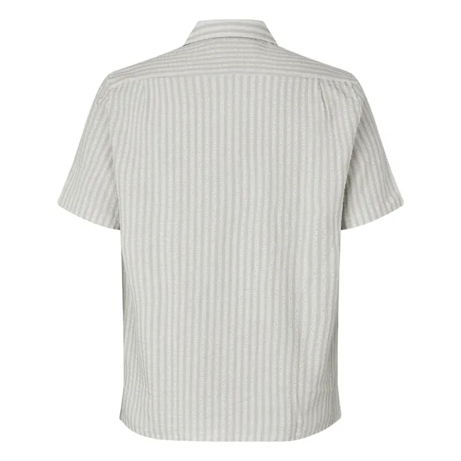 Avan JX Camisa de algodón de manga corta | Gris Claro