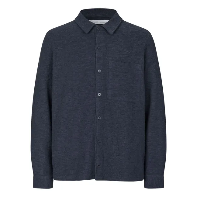 Chemise Sakore Coton | Bleu foncé