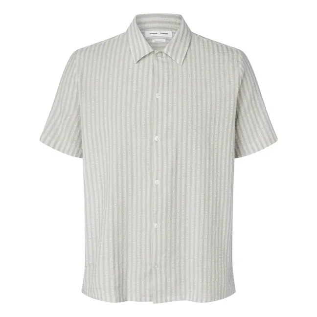 Avan JX Camisa de algodón de manga corta | Gris Claro