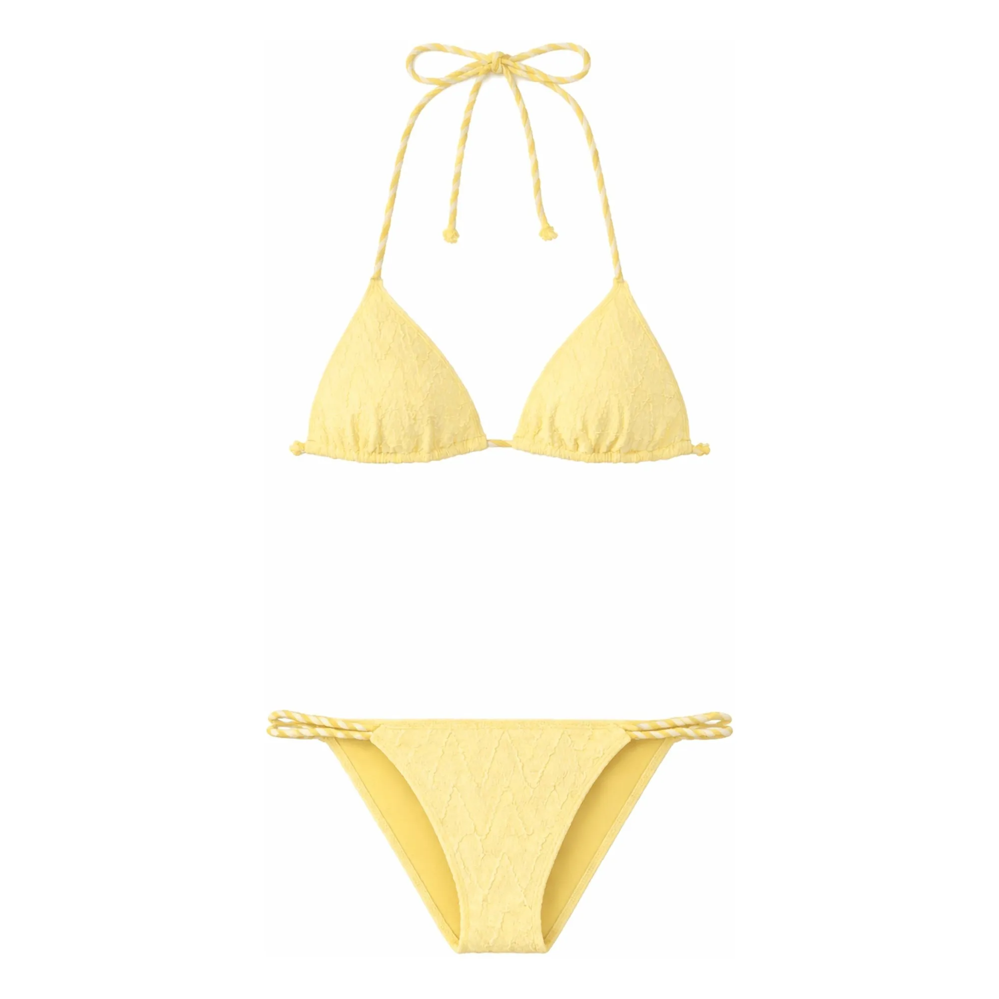 Lison Paris Girls Yellow Mojito 2-Piece Swimsuit