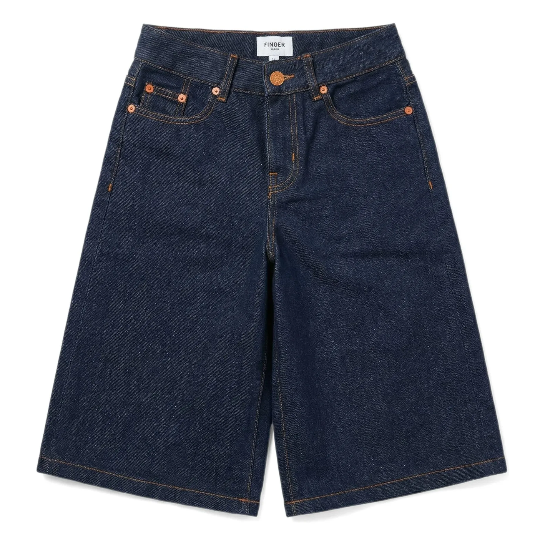 Finger In The Nose Denim Brut Bermuda Denim Dua