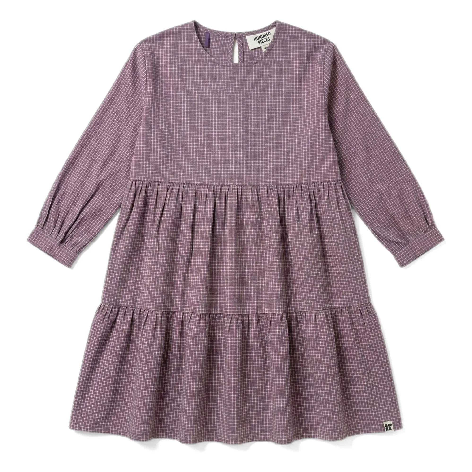 Robe Naya Carreaux | Lavande- Image produit n°0