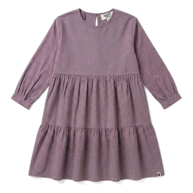 Robe Naya Carreaux | Lavande