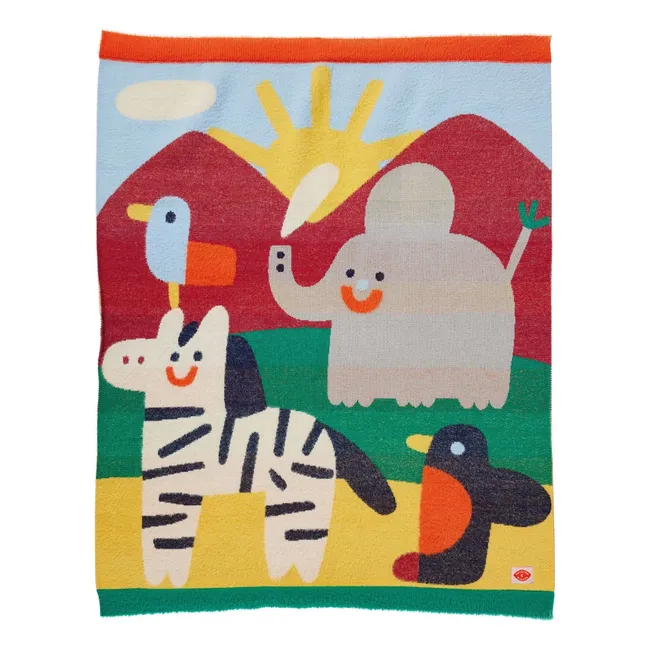 Zoo blanket | Green