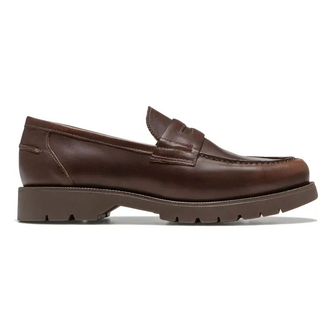 Cotteur A Penny Leather Loafers | Brown