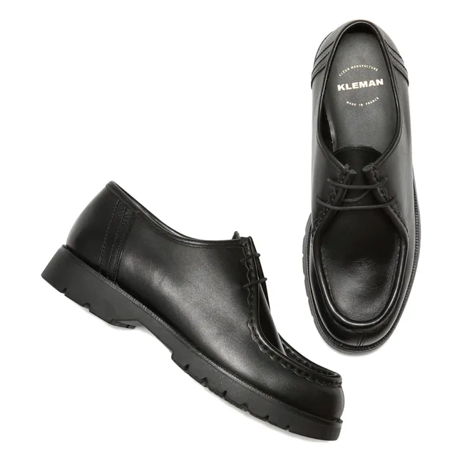 Padror Leather Derbies | Black