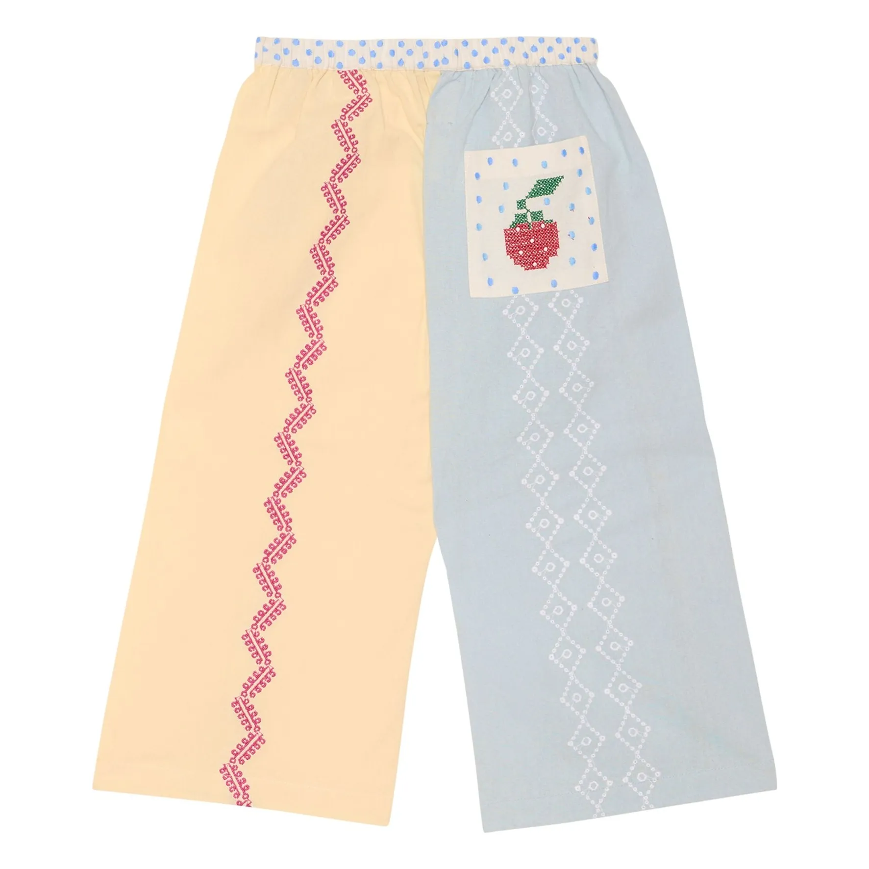 Pantalones Saxo de algodón orgánico - Colección infantil | Azul Pálido- Imagen del producto n°0