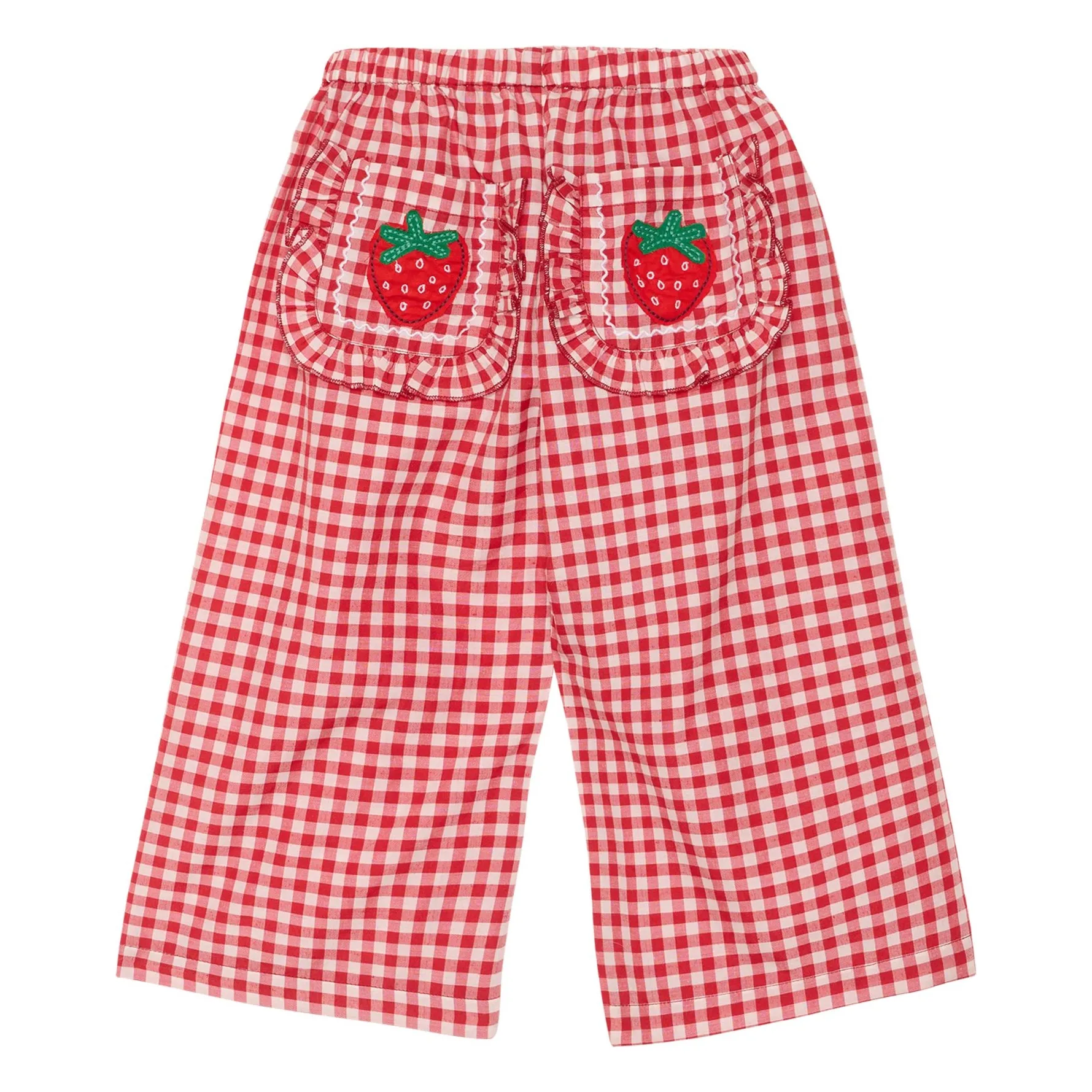 Pantalones Saxo Vichy - Colección infantil | Rojo- Imagen del producto n°1