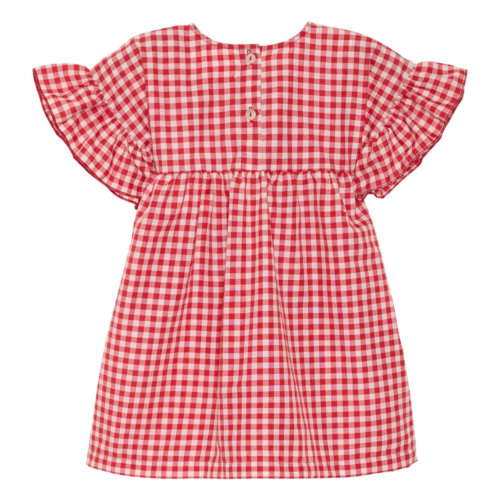 Robe Ohio Vichy - Collection Enfant | Rouge- Image produit n°3