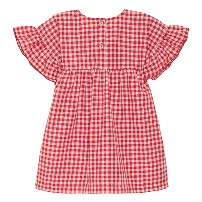 Robe Ohio Vichy - Collection Enfant | Rouge
