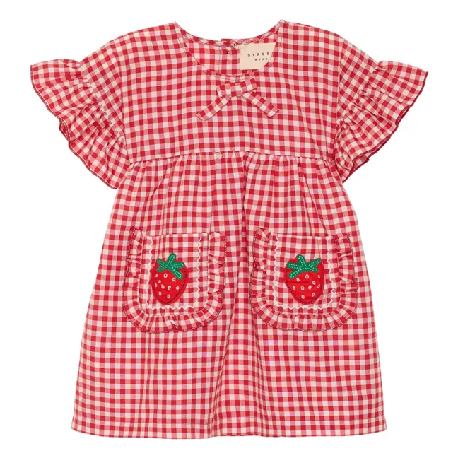 Vestido Ohio Vichy - Colección infantil | Rojo