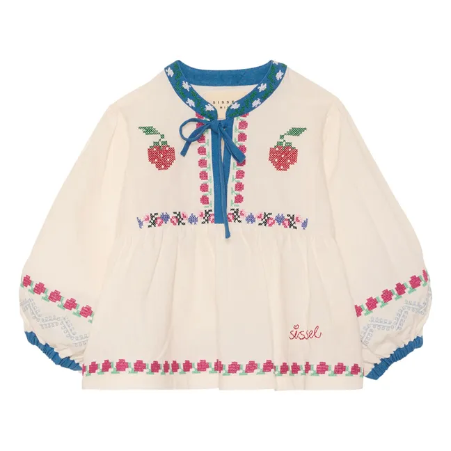 Blouse Falka Organic Cotton - Children's collection | Ecru