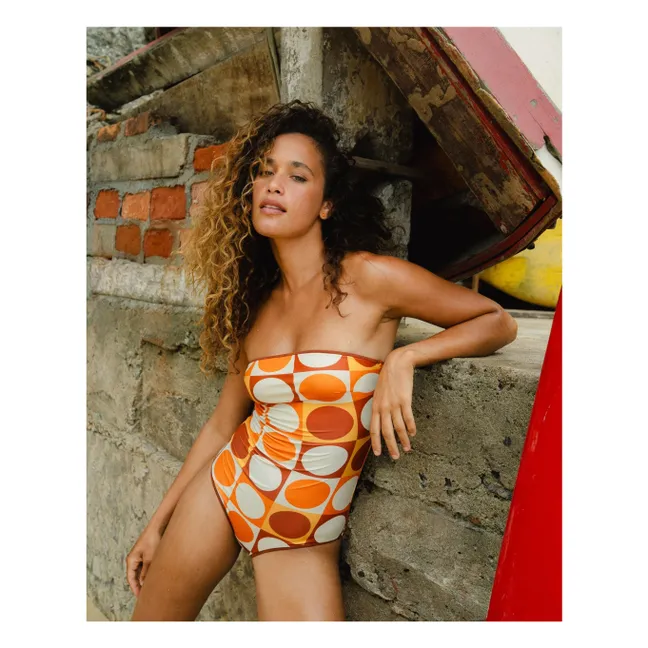 Costume da bagno intero Luna | Arancione