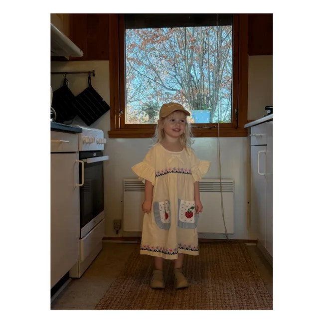 Robe Ohio Coton Bio - Collection Enfant | Jaune pâle