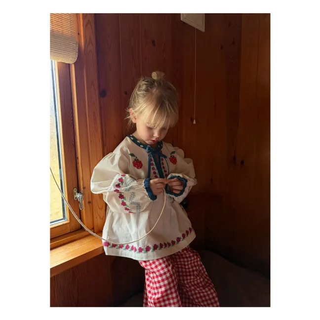 Blouse Falka Organic Cotton - Children's collection | Ecru