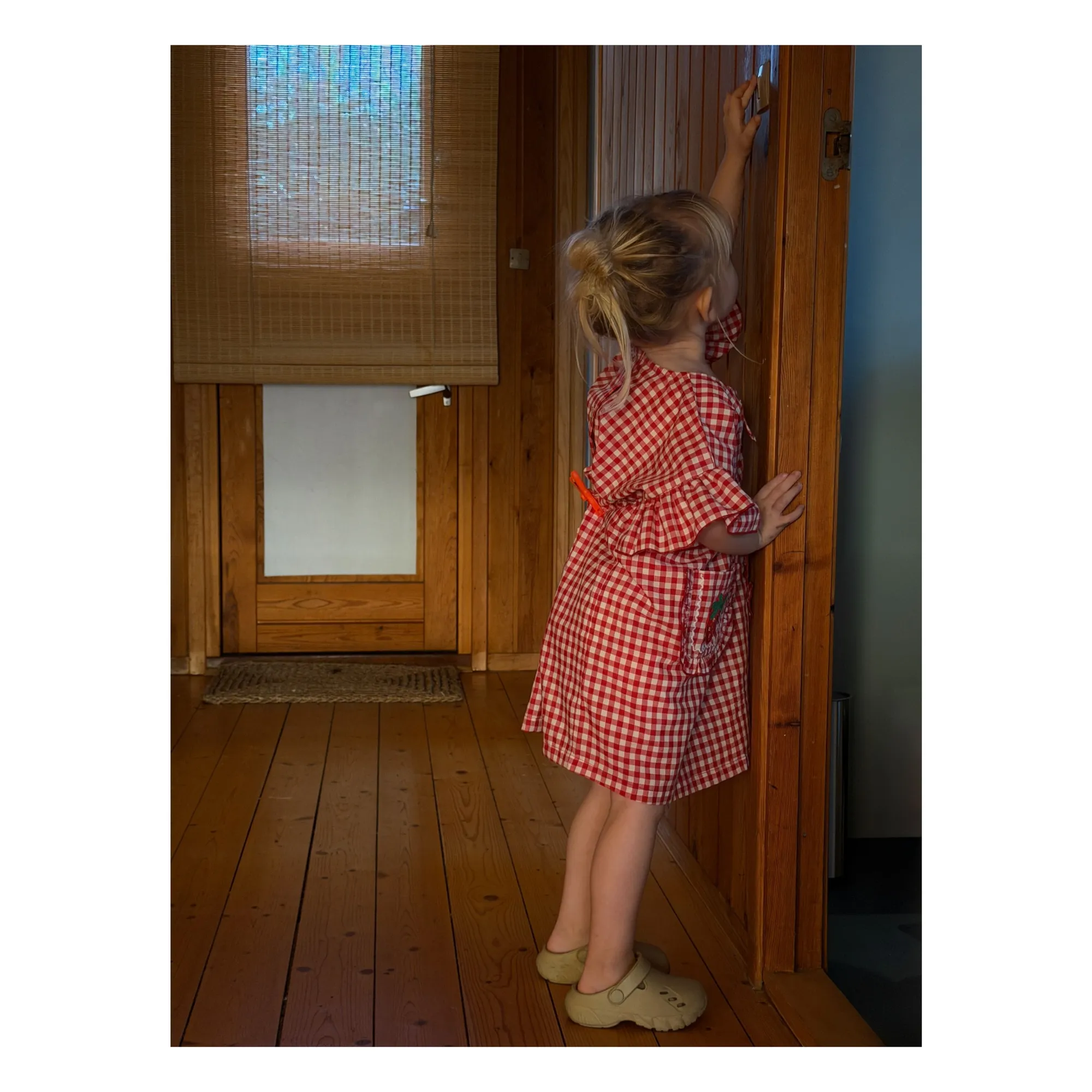 Robe Ohio Vichy - Collection Enfant | Rouge- Image produit n°2