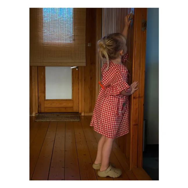 Robe Ohio Vichy - Collection Enfant | Rouge