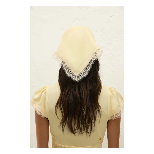 Foulard Cydney | Jaune pâle
