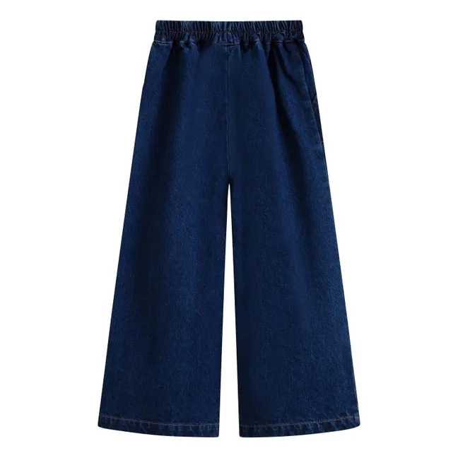 Jean Poches Brodées Kona | Bleu
