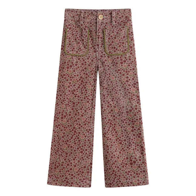 Pantalon Serena Fleuri | Rose