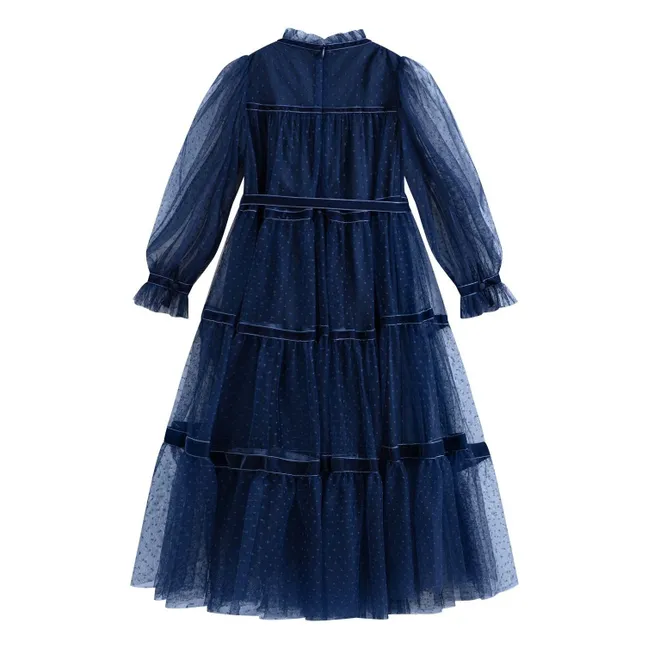 Robe Valentina Tulle | Bleu marine