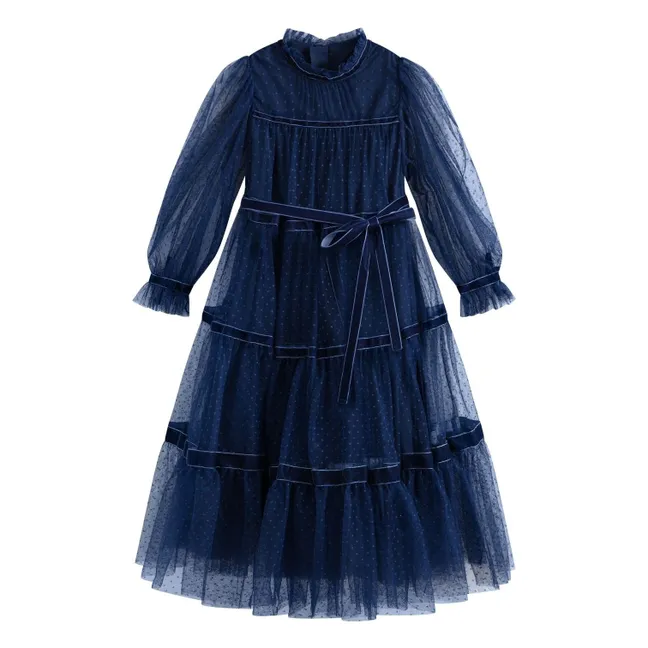 Robe Valentina Tulle | Bleu marine