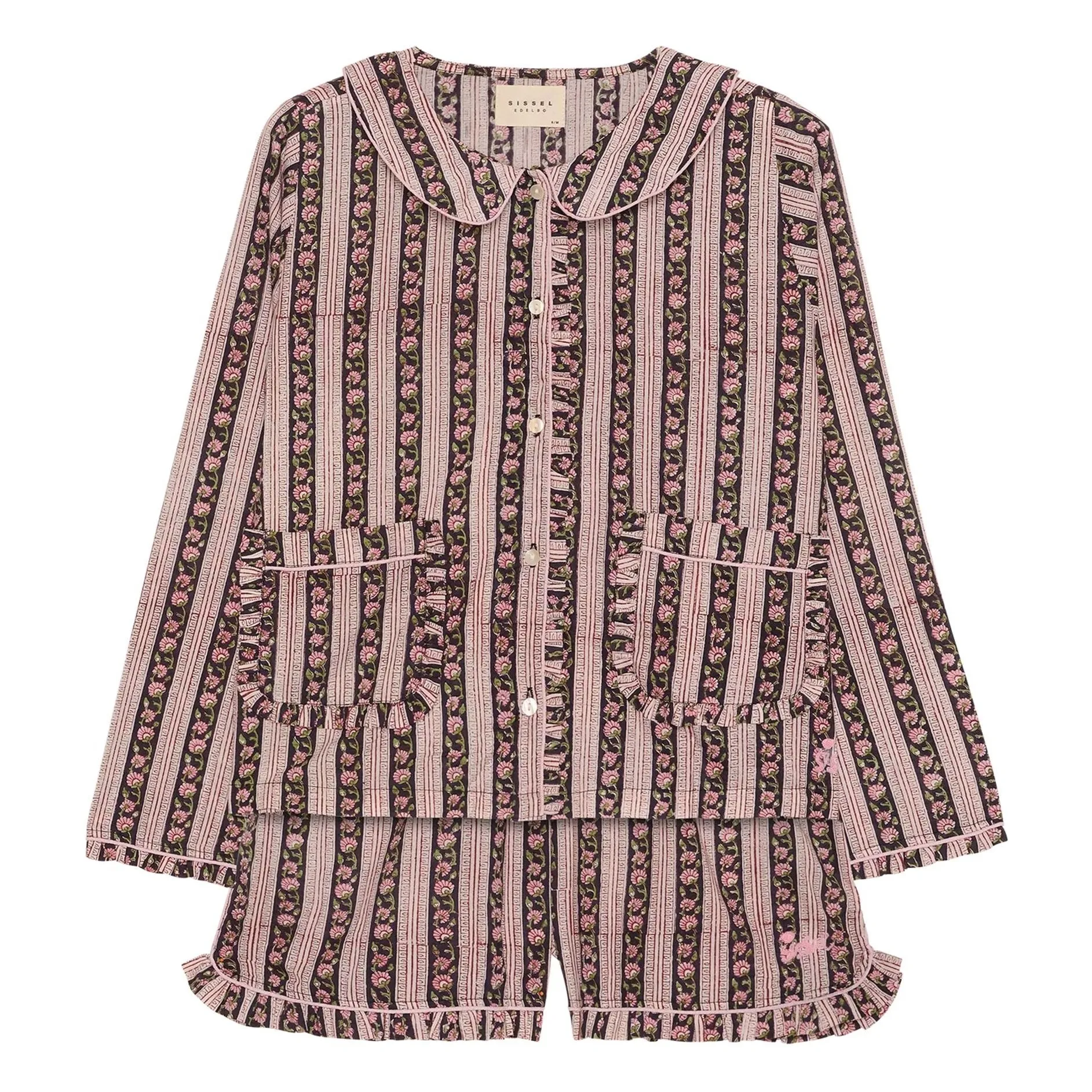 Sissel Edelbo Black Nuvena Striped Pyjamas