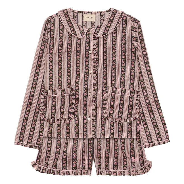 Pyjama Rayures Nuvena | Noir