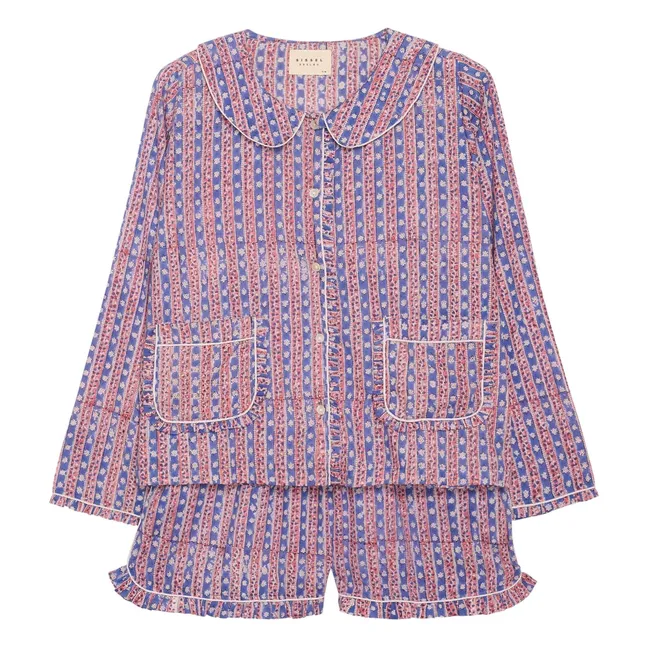 Pyjama Rayures Nuvena | Bleu