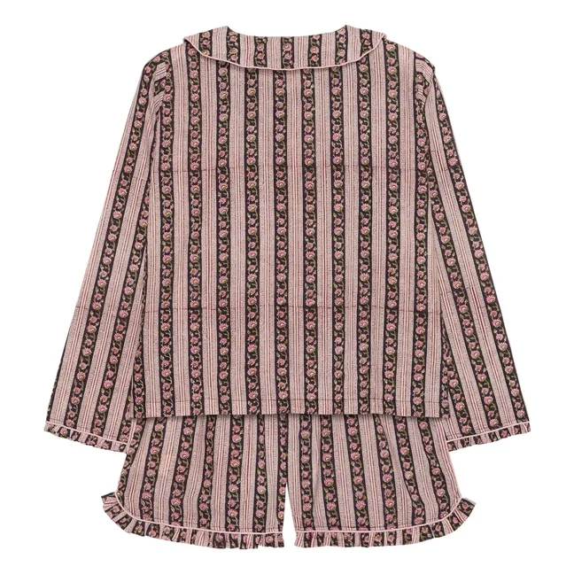 Pyjama Rayures Nuvena | Noir