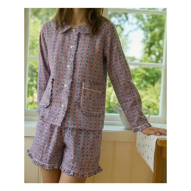 Pyjama Rayures Nuvena | Bleu