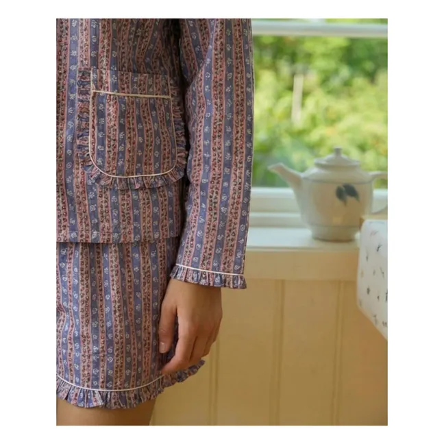 Pyjama Rayures Nuvena | Bleu