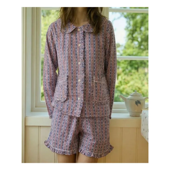 Pyjama Rayures Nuvena | Bleu
