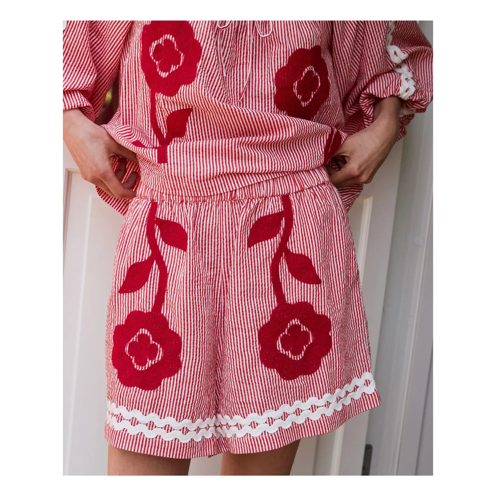 Short Abelone | Rouge- Image produit n°1