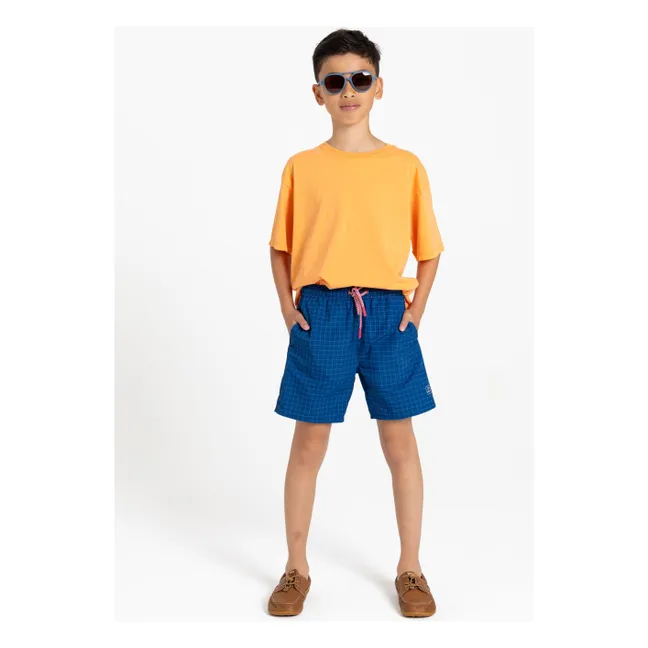 Archie Carreaux Swim Shorts | Blue