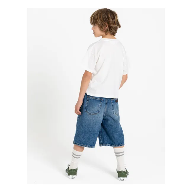 Bermuda Denim Oversize Sacha | Bleu jean