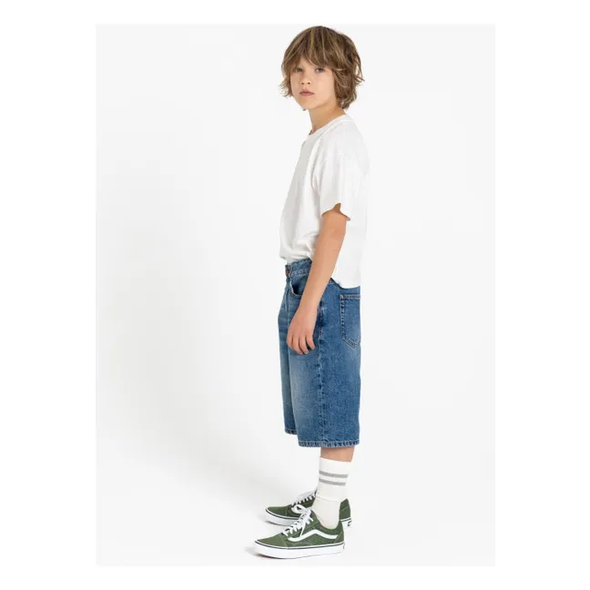 Bermuda Denim Oversize Sacha | Bleu jean