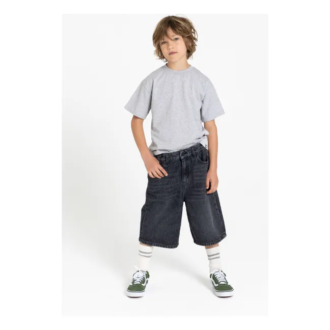 Bermuda Denim Oversize Sacha | Denim gris
