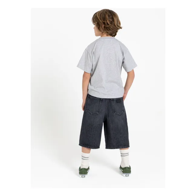 Bermuda Denim Oversize Sacha | Denim gris