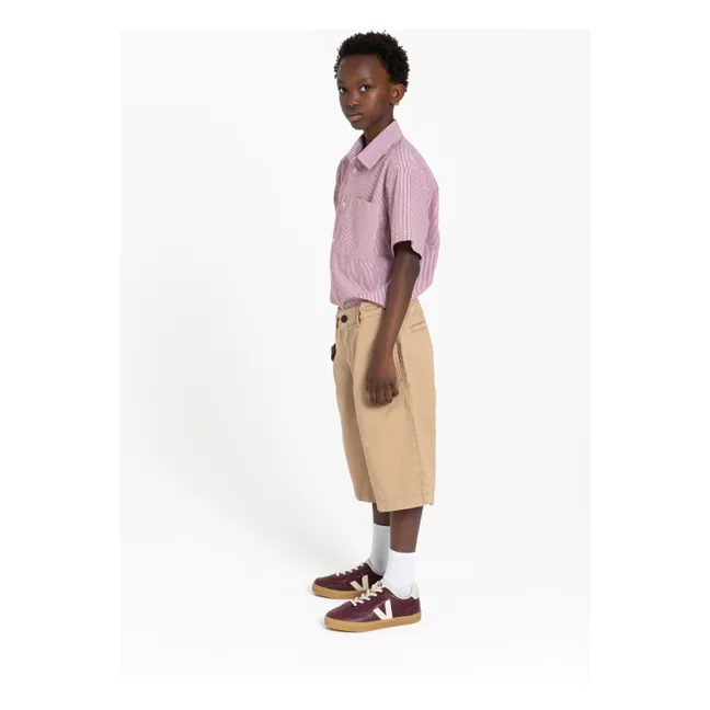Chemise Rogue Rayée | Brique