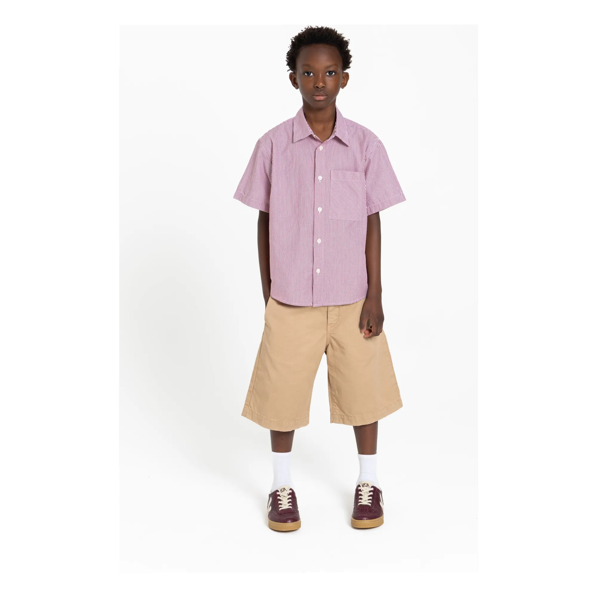 Chemise Rogue Rayée | Brique- Image produit n°2